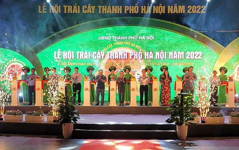 Khai mạc lễ hội trái cây thành phố Hà Nội năm 2022.