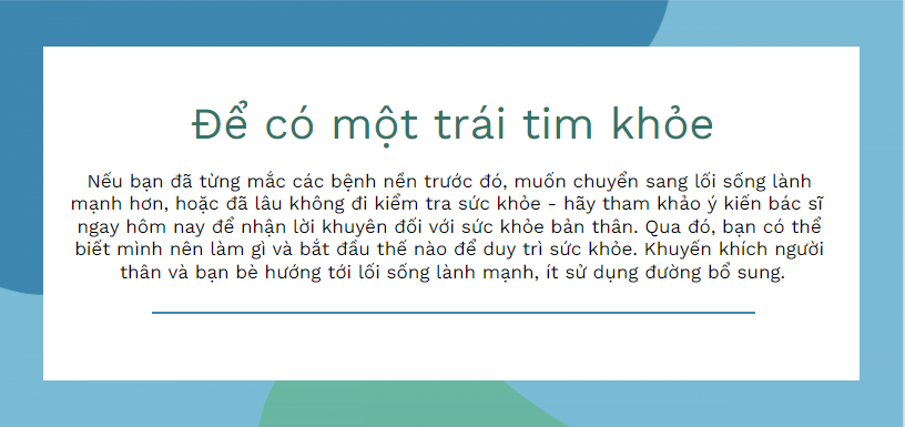 Hạn chế sử dụng thực phẩm chứa đường bổ sung để có một trái tim khỏe