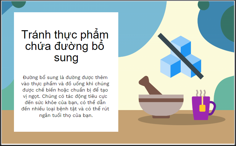 Hạn chế sử dụng thực phẩm chứa đường bổ sung để có một trái tim khỏe