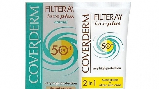 Thu hồi lô kem chống nắng Coverderm Filteray Face Plus không đạt chất lượng