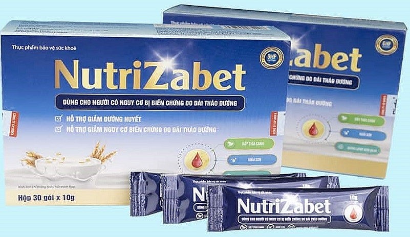 Sản phẩm thực phẩm bảo vệ sức khỏe Nutrizabet tiếp tục vi phạm về quảng cáo