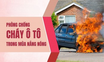 Phòng chống cháy nổ xe ô tô vào những ngày nắng nóng