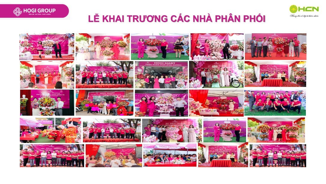 Lễ khai trương các nhà phân phối của HOGI