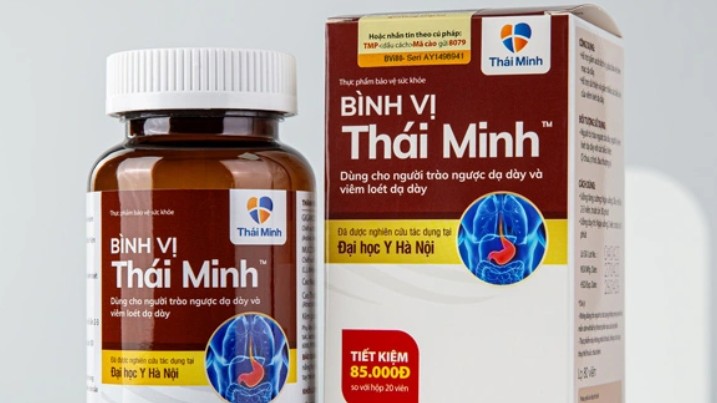 Tại sao Sản phẩm TPBVSK Bình Vị Thái Minh bị xử phạt hơn 70 triệu đồng?