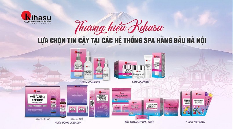 Thương hiệu Kihasu - Lựa chọn tin cậy tại các hệ thống spa hàng đầu Hà Nội