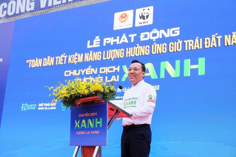 Thứ trưởng Nguyễn Hoàng Long phát biểu