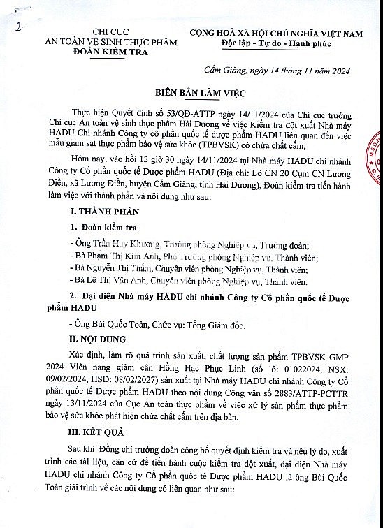 Vụ viên nang giảm cân chứa chất cấm: Lỗ hổng hậu kiểm và bài học bảo vệ thương hiệu doanh nghiệp