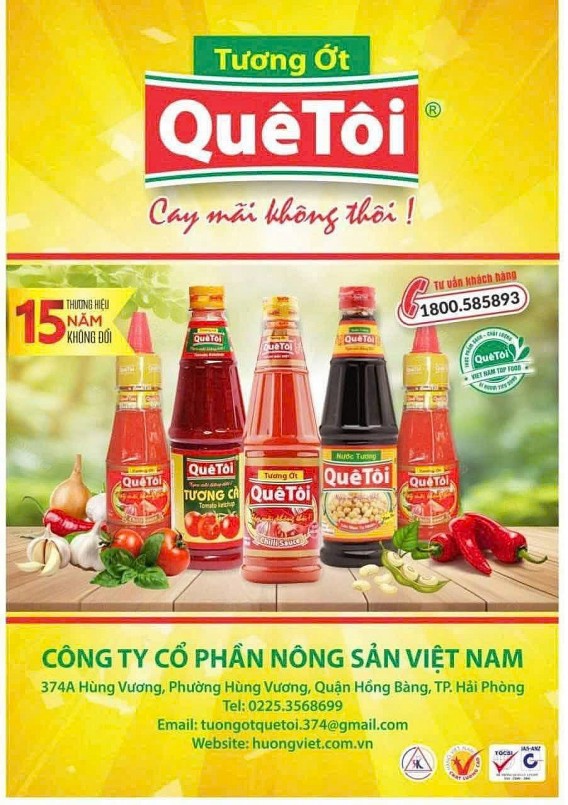 Cục Sở hữu trí tuệ tiếp nhận yêu cầu chấm dứt hiệu lực nhãn hiệu “Quê Tôi”