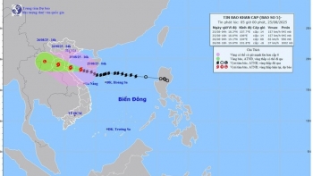 Bão Kajiki duy trì sức gió 166km/h, dự báo đổ bộ vào Thanh Hóa - Nghệ An chiều nay