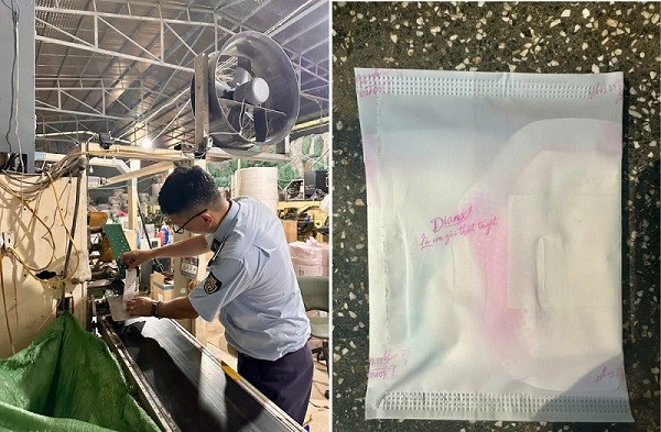 Triệt phá ổ sản xuất bỉm, băng vệ sinh giả: Nguy cơ trực tiếp với sức khỏe người tiêu dùng