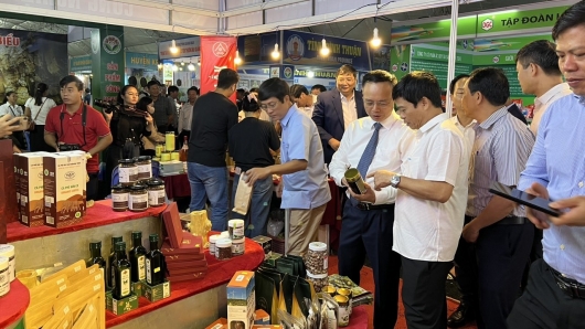 Hà Nội chuẩn bị khai mạc Hội chợ hàng công nghiệp nông thôn Thủ đô năm 2025