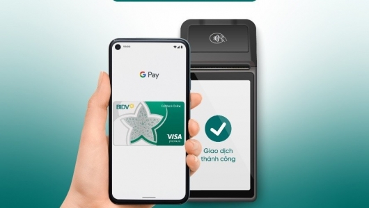 BIDV chính thức triển khai dịch vụ thanh toán Google Pay cho thẻ Visa/Mastercard