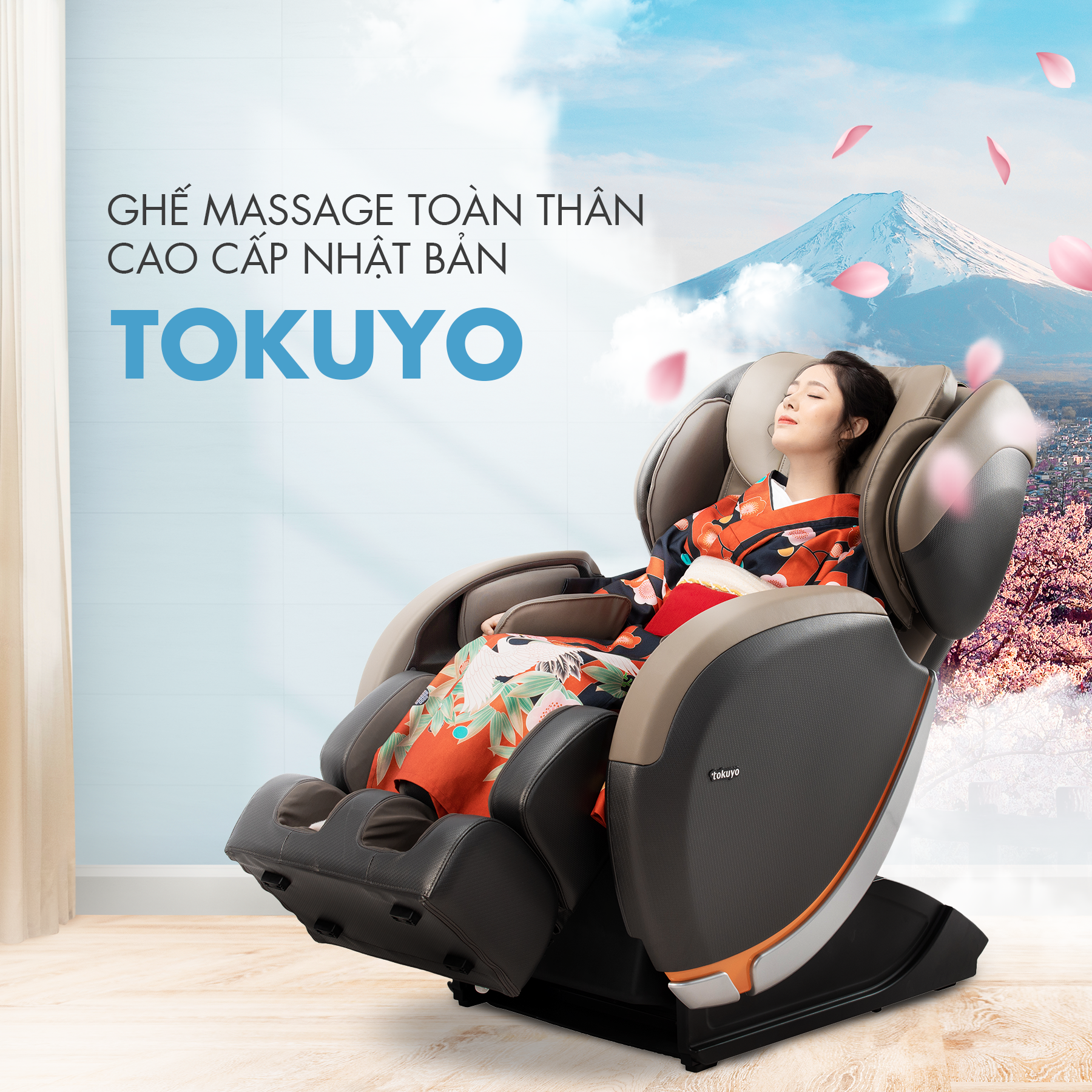 Ghế massage toàn thân Tokuyo - giải pháp tuyệt vời cho sức khoẻ hiện đại