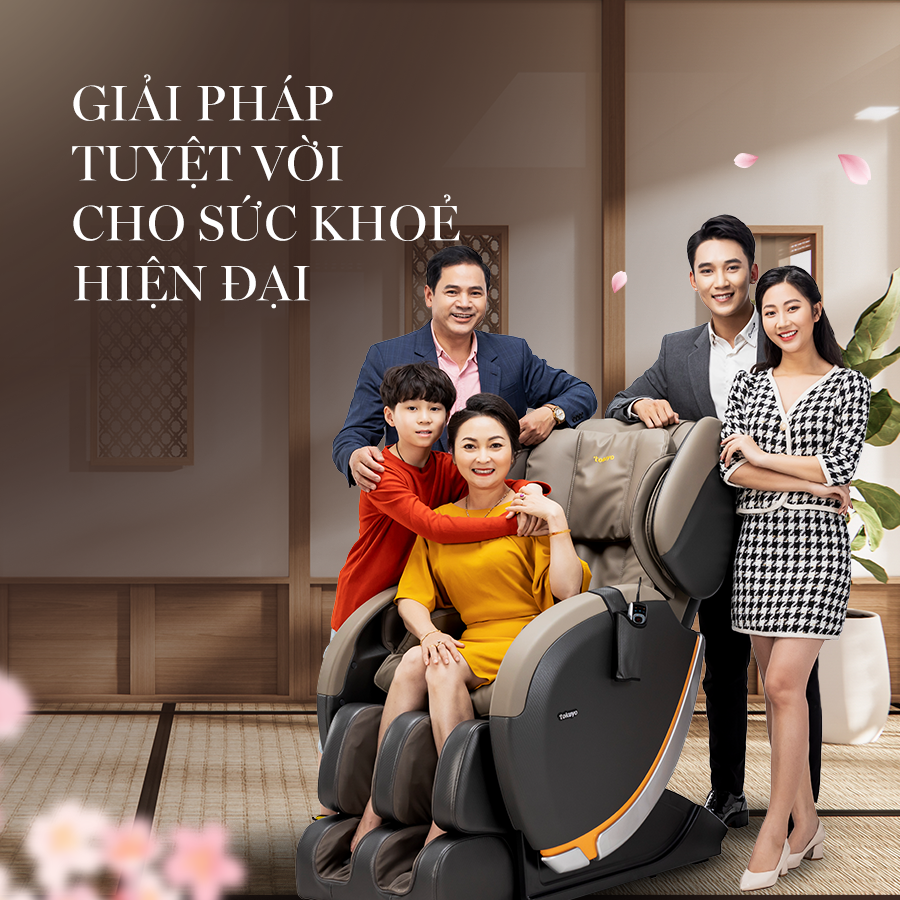 Ghế massage toàn thân Tokuyo - giải pháp tuyệt vời cho sức khoẻ hiện đại