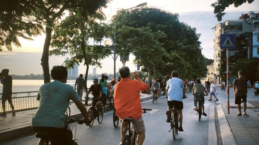 Hà Nội: Người dân tích cực tập thể dục nâng cao sức khỏe hậu Covid-19