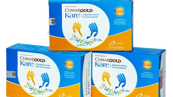 Cảnh báo: TPBVSK Cumar Gold Kare quảng cáo gây hiểu nhầm như thuốc chữa bệnh