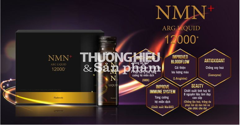 sản phẩm Peauhonnête NMN + ARG Liquid 12000 quảng cáo “nổ”