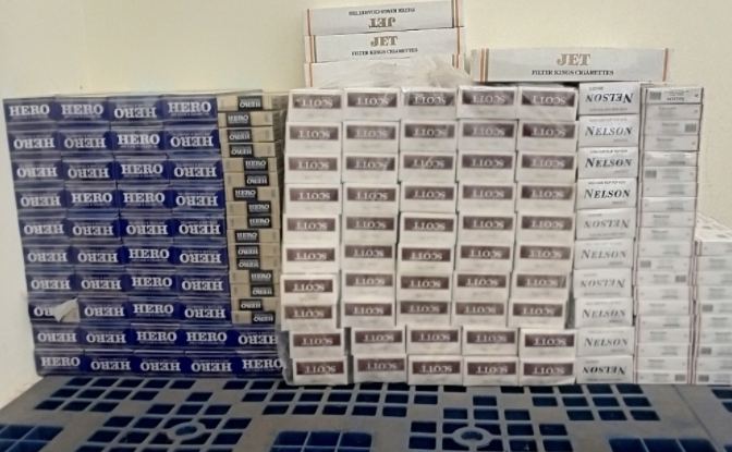 Hơn 1.700 bao thuốc lá lậu do Hải quan Thường Phước bắt giữ (Ảnh: Hải quan cung cấp)