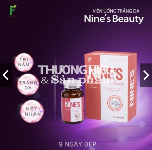 Viên uống trắng da Nine’s Beauty mạo danh là sản phẩm được tư vấn bởi Viện HLKH&CN