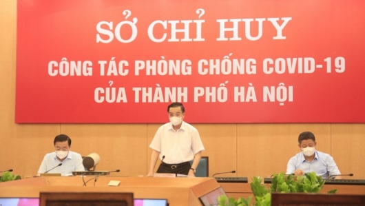 Chủ tịch Hà Nội: Thực hiện nghiêm Chỉ thị 17 của Thành phố để giảm ca nhiễm ngoài cộng đồng
