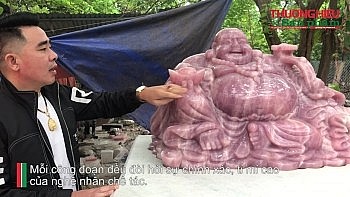 Nghệ nhân đá mỹ nghệ Nguyễn Xuân Vấn: Mỗi "chế tác" là một tác phẩm nghệ thuật